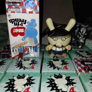 Kidrobot Dunny ❤️ Me! I'm French Series Der Figure 3" New In Open Box 2008